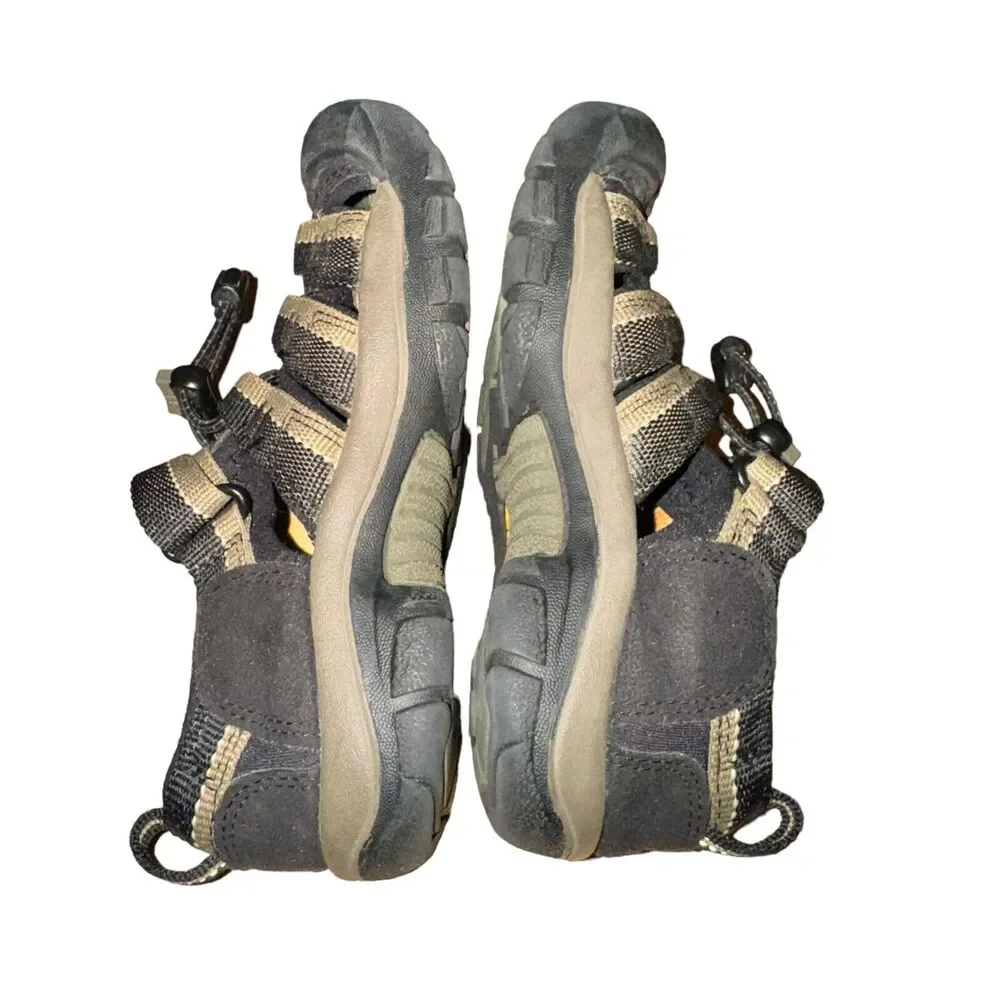 Keen Kids Newport H2 Sandals Boy's Size 13 Brown Adjustable Strap Water Sport
